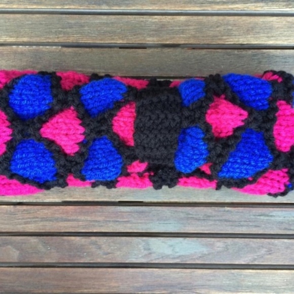 Handmade Frozen Anna Inspired Knit Headband - Picture 2 of 3